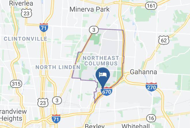 Franklin - Best Western Port Columbus Maps