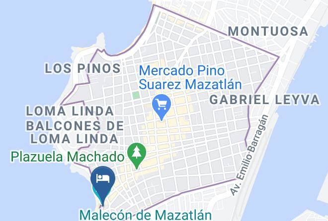 Mazatlan - Best Western Posada Freeman Maps