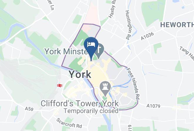 York - Best Western Premier Collection Dean Court Hotel Maps