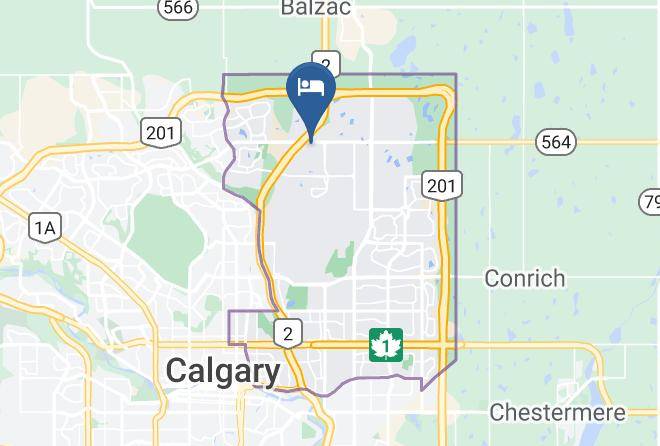 Best Western Premier Freeport Inn Calgary Airport Map - Alberta - Division 6
