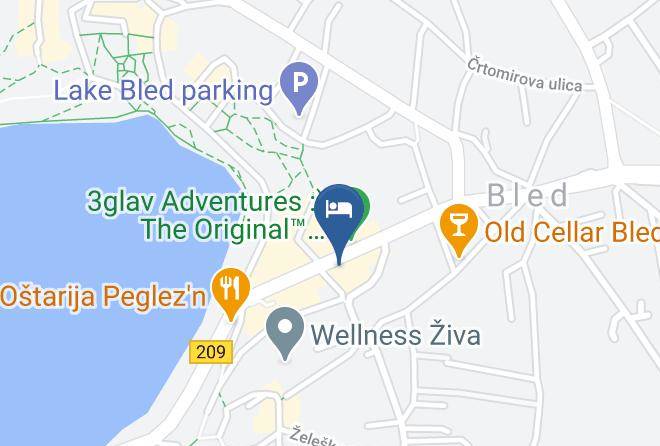 Bled - Hotel Lovec Maps