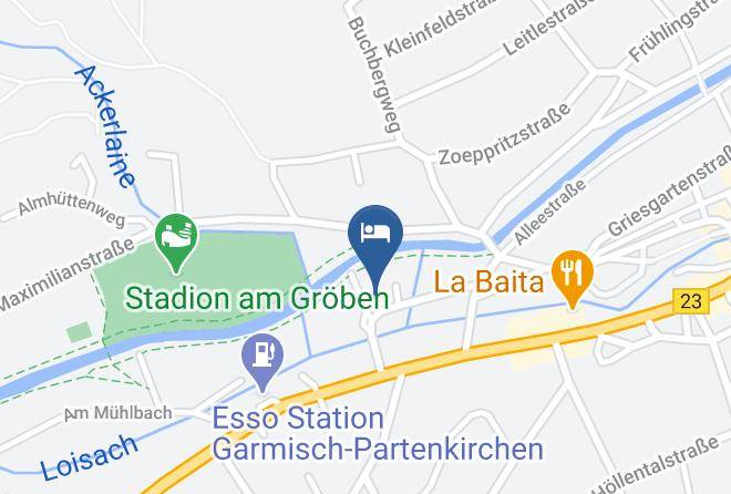 Garmisch Partenkirchen - Hotel Obermuhle Maps