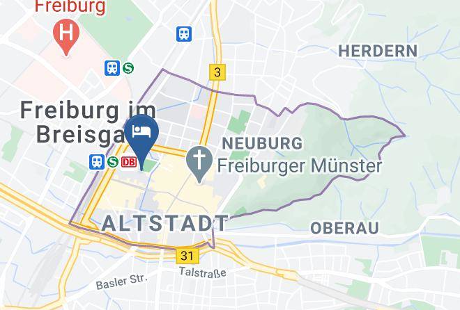 Freiburg - Best Western Premier Hotel Victoria Maps