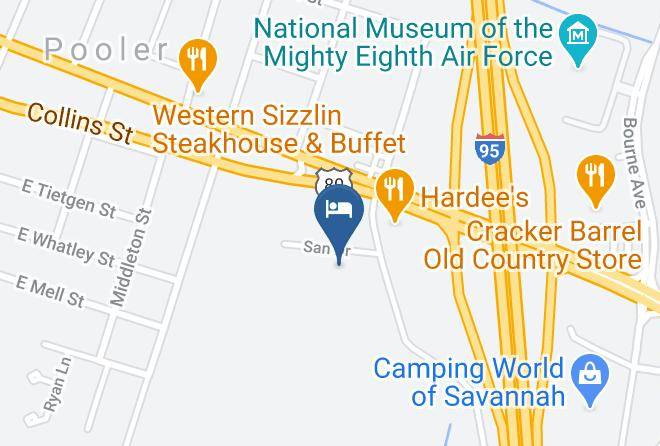 Chatham - Best Western Premier I 95 Savannah Airport Pooler West Maps