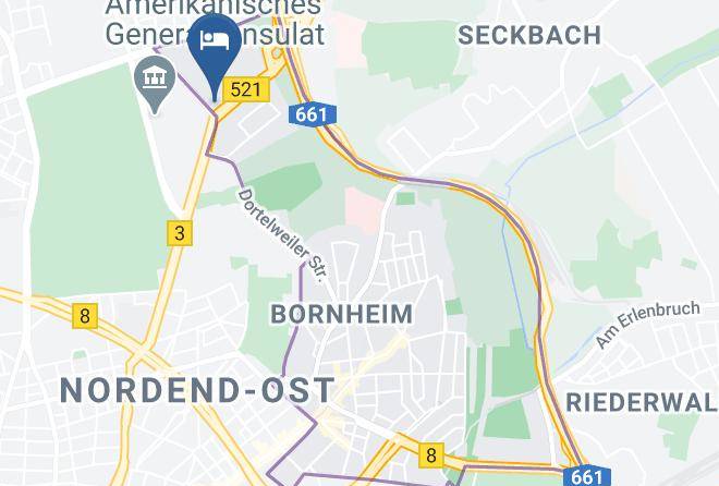 Frankfurt Am Main - Best Western Premier Ib Hotel Friedberger Warte Maps