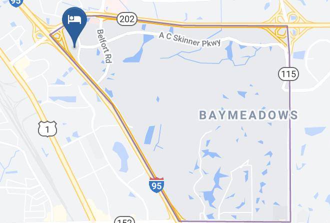 Duval - Best Western Premier Jacksonville Hotel Maps