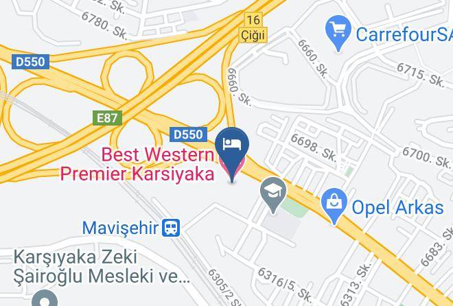 Karsiyaka - Best Western Premier Karsiyaka Maps