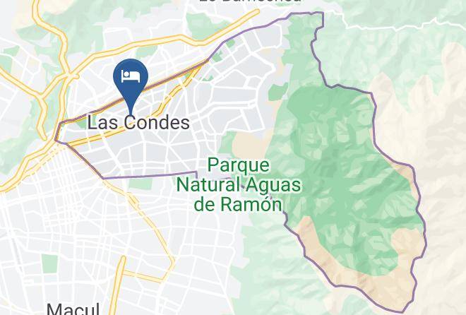 Best Western Premier Marina Las Condes Map