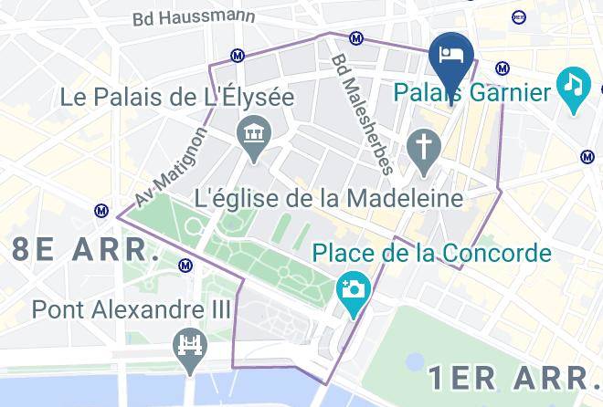 Hotel Opera Opal Map