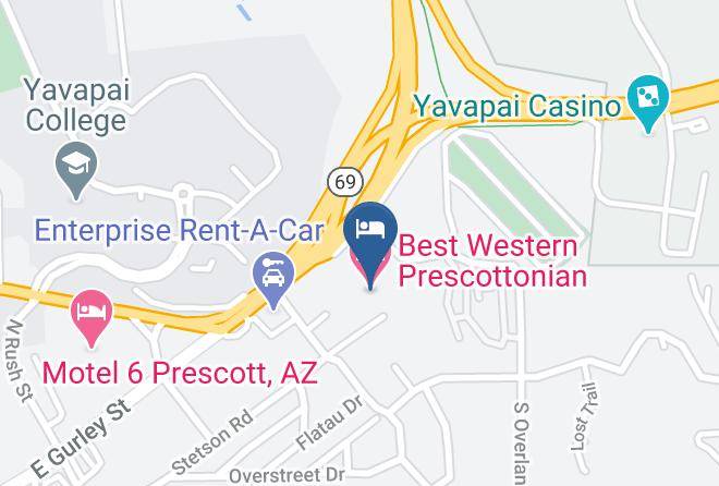 Yavapai - Best Western Prescottonian Maps