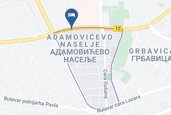 Juzno Backi - Best Western Prezident Hotel Maps