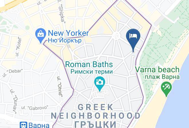 Varna - Best Western Prima Hotel Maps