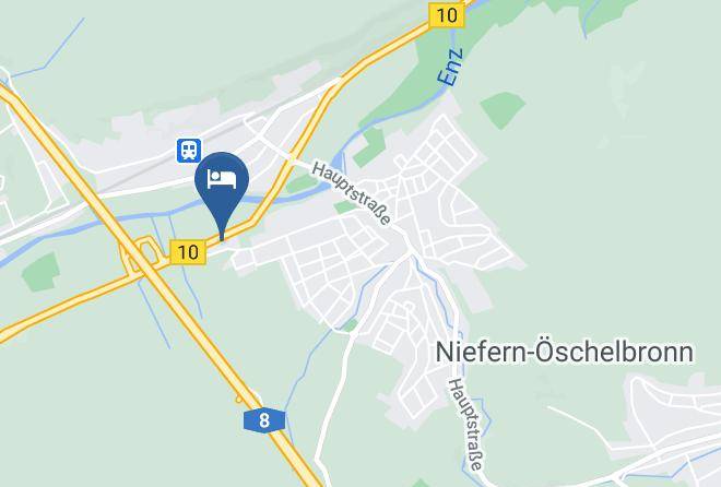 Enzkreis - Best Western Queens Hotel Pforzheim Niefern Maps