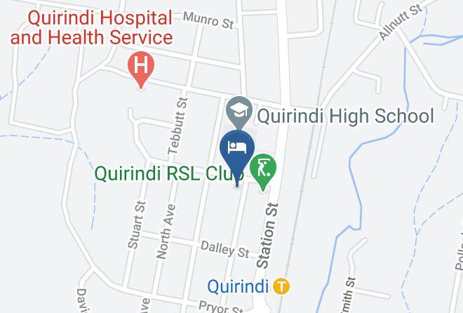 Liverpool Plains - Best Western Quirindi Rsl Motel Maps