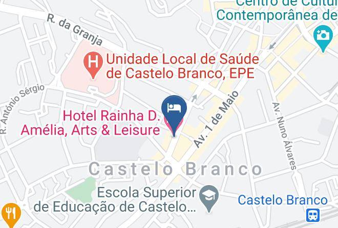 Castelo Branco - Best Western Rainha D Amelia Maps