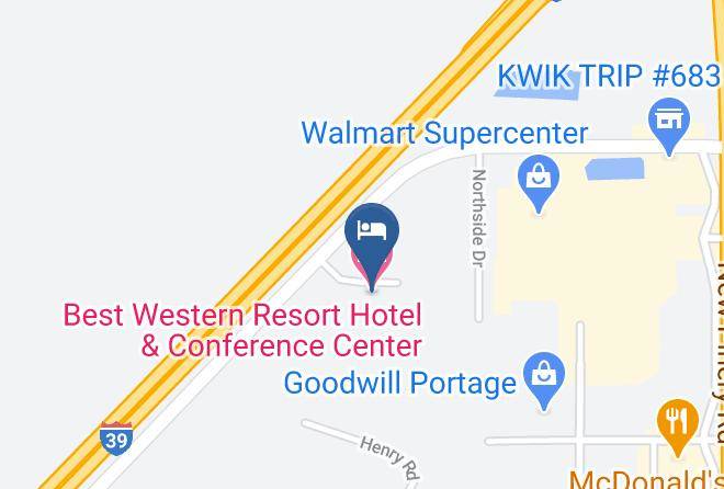 Columbia - Best Western Resort Hotel & Conference Center Portage Maps