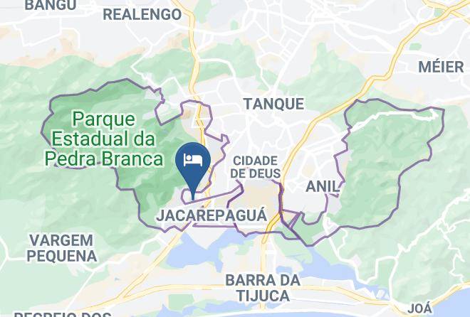Rio De Janeiro Curicica - Samba Rio Convention Suites Maps