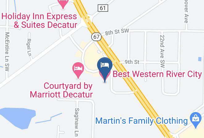 Morgan - Best Western River City Hotel Maps