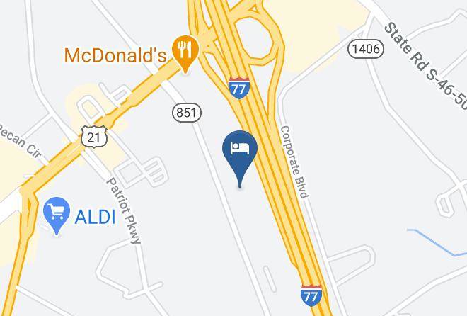 York - Best Western Rock Hill Maps