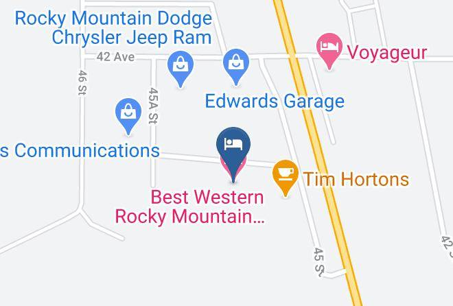 Division 9 - Best Western Rocky Mountain House Inn & Suites Maps
