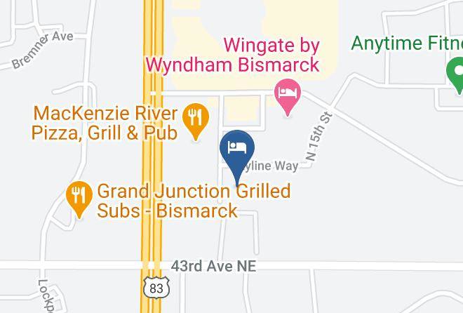 Burleigh - Best Western Roosevelt Place Hotel Maps