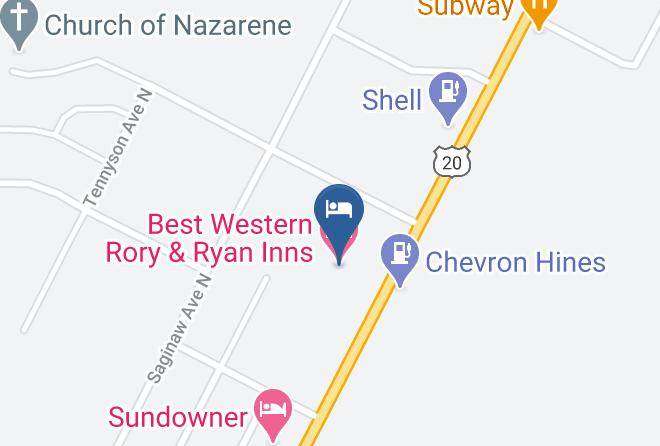 Harney - Best Western Rory & Ryan Inns Maps