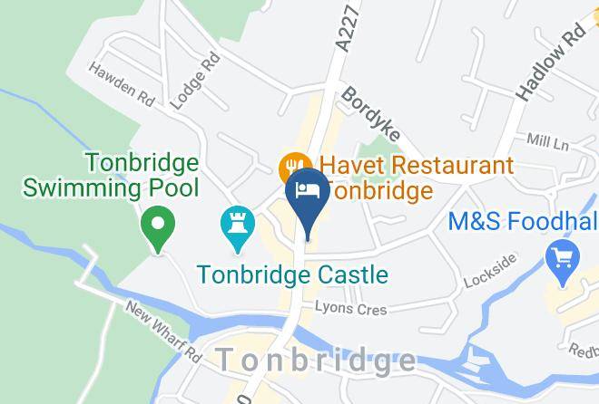 Best Western Rose And Crown Hotel Map