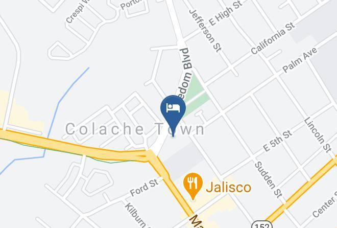 Santa Cruz - Best Western Rose Garden Inn Maps
