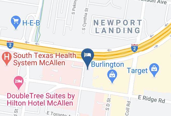 Hidalgo - Best Western Rose Garden Inn & Suites Maps