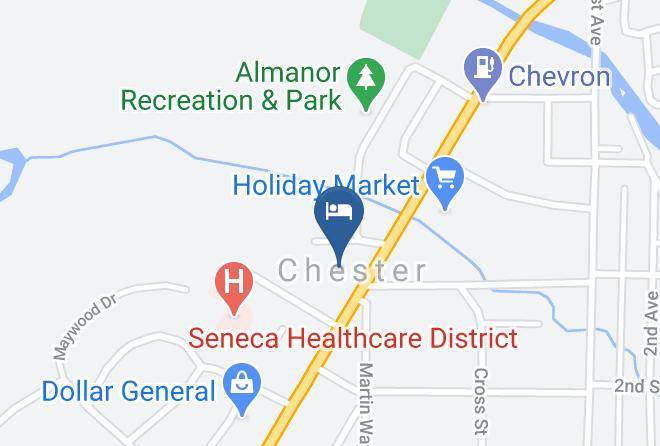 Plumas - Best Western Rose Quartz Inn Maps