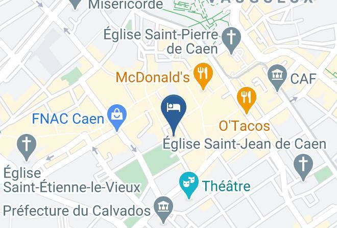 Calvados - Best Western Royal Hotel Caen Centre Maps