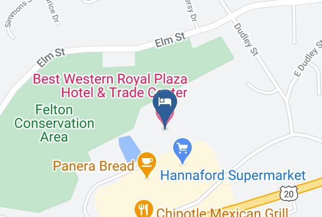 Middlesex - Best Western Royal Plaza Hotel & Trade Center Maps