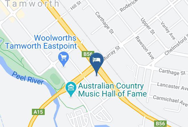 Tamworth Regional - Best Western Sanctuary Inn Maps