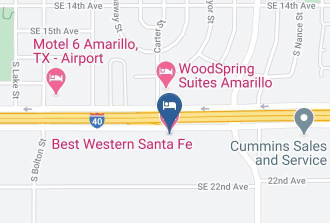 Potter - Best Western Santa Fe Maps