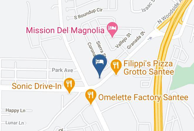 San Diego - Best Western Santee Lodge Maps