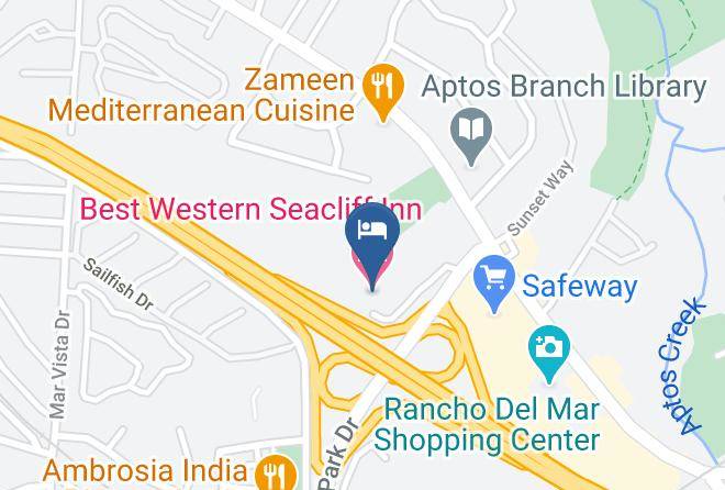 Santa Cruz - Best Western Seacliff Inn Maps