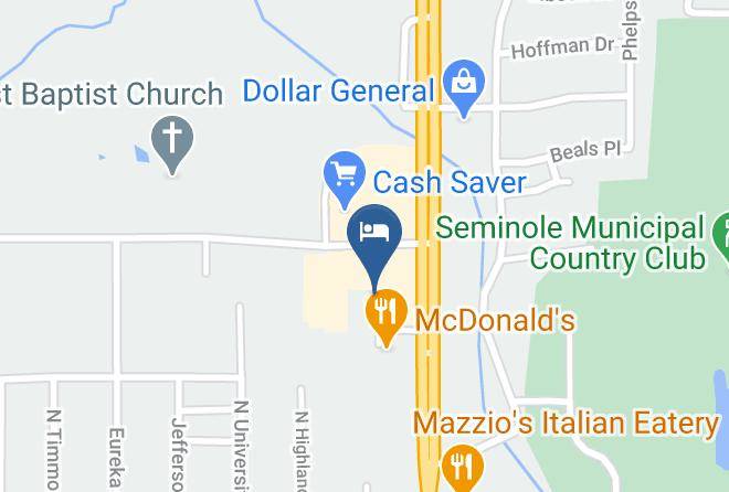 Seminole - Best Western Seminole Inn & Suites Maps
