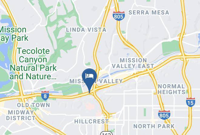 San Diego - Best Western Seven Seas Maps