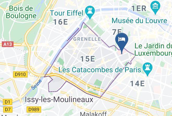 Paris - Hotel 15 Montparnasse Maps