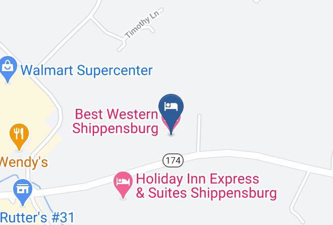 Cumberland - Best Western Shippensburg Hotel Maps
