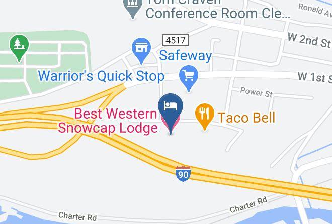Kittitas - Best Western Snowcap Lodge Maps