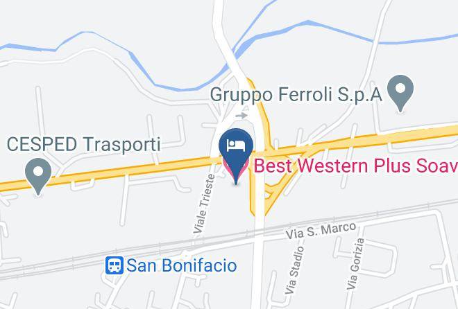 Verona - Best Western Plus Soave Hotel Maps
