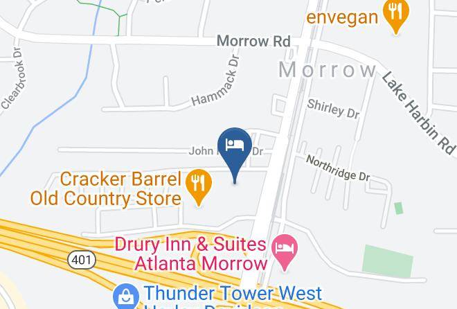 Best Western Southlake Inn Map