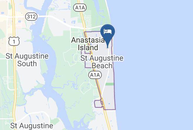 St Johns - Best Western St Augustine Beach Inn Maps