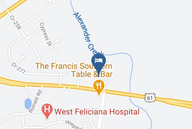 West Feliciana Par - Best Western St Francisville Hotel Maps