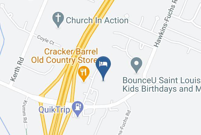 St Louis - Best Western St Louis Inn Maps