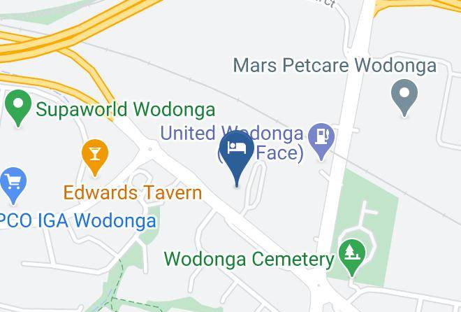 Wodonga - Stagecoach Motel Wodonga Maps