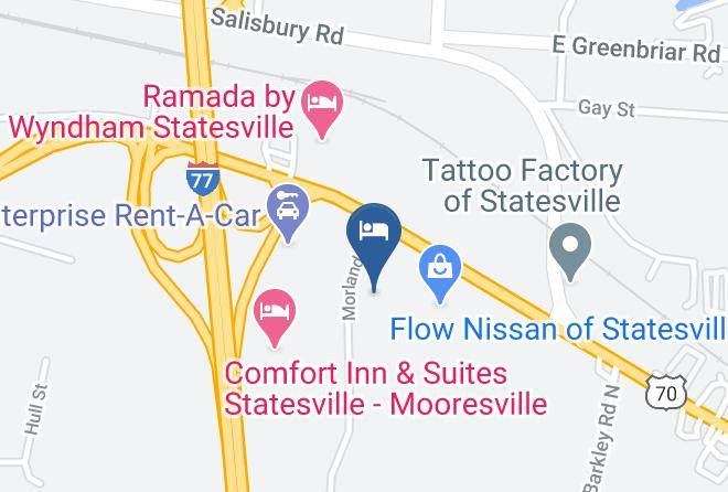 Iredell - Best Western Statesville Inn Maps
