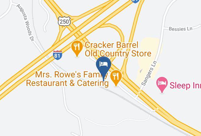 Augusta - Best Western Staunton Inn Maps