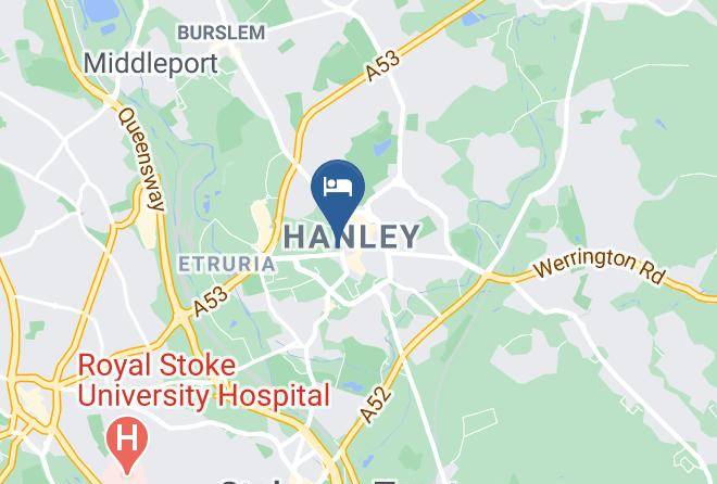 Stoke On Trent - Best Western Stoke City Centre Hotel Maps